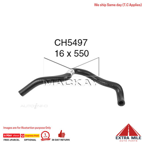 CH5497 Coolant Recovery Tank Hose for Nissan Patrol Gu 3.0L I4 Turbo Diesel Man Auto