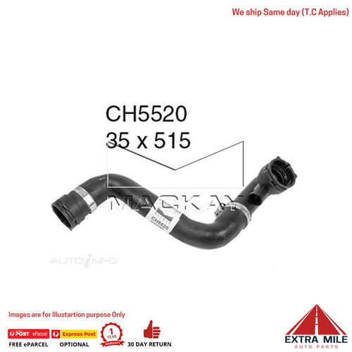 Mackay CH5520 Radiator Lower Hose For BMW X3 E83 3.0L I6 Petrol Manual/Auto