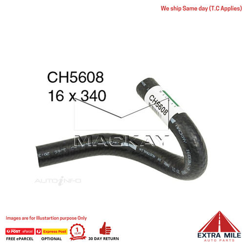 CH5608 Heater Hose for Mazda MX5 NB 1.8L I4 Petrol Manual / Auto Mackay