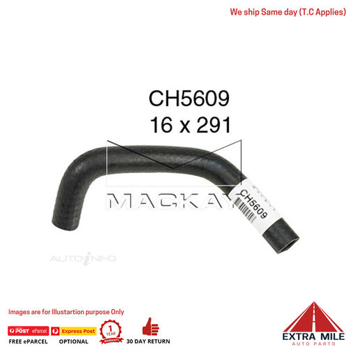 CH5609 Heater Hose for Mazda MX5 NB 1.8L I4 Petrol Manual / Auto Mackay