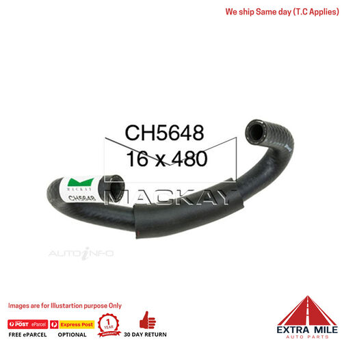 CH5648 Heater Hose for Toyota LandCruiser KDJ150R 3.0L I4 Turbo Diesel Manual & Auto