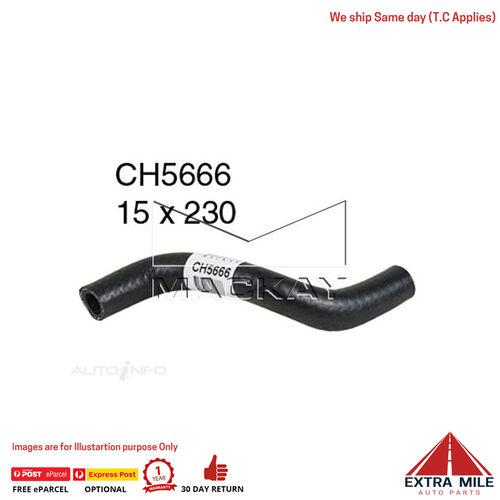 Mackay Heater Hose For Subaru Brumby . 1.8L F4 Petrol Manual / Auto  - CH5666