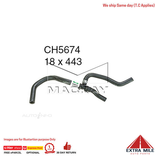 CH5674 Engine By Pass Hose for Ford Transit VH - 2.4L I4 Turbo Diesel - Manual & Auto