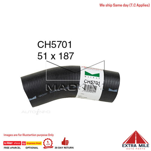 CH5701 Fuel Filler Hose for Fiat 124 Spider 1968-76 - 4CYL Mackay