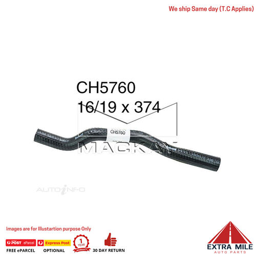 CH5760 Heater Hose for Holden Barina TK - 1.6L I4 Petrol - Manual & Auto Mackay