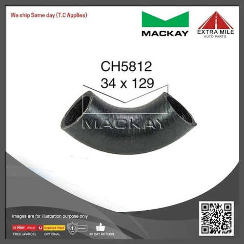 Mackay Radiator Lower Hose For Holden Rodeo RA - 2.4L I4 Petrol - Manual & Auto