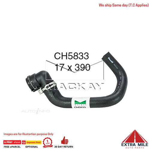 CH5833 Coolant Recovery Tank Hose for Ford TERRITORY SZ - 2.7L V6 Turbo Diesel Man Auto