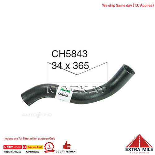 Mackay CH5843 Radiator Upper Hose For Hyundai i20 PB - 1.4L I4 Ptl - Man&Auto