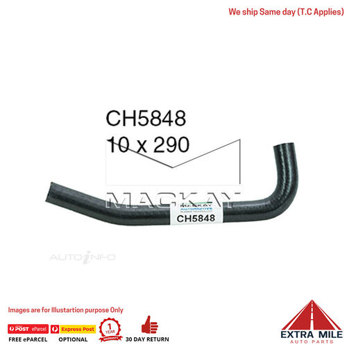 CH5848 Throttle Body Coolant Hose for Hyundai I20 Pb 1.4L I4 Petrol Manual & Auto