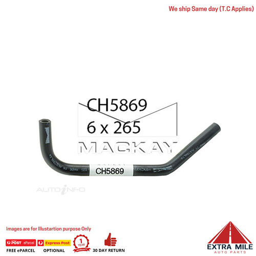 Coolant Recovery Tank Hose For Honda Odyssey RB - 2.4L Petrol - Manual & Auto
