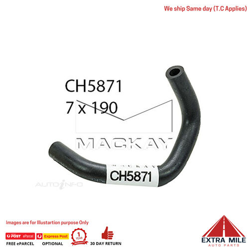 CH5871 Throttle Body Coolant Hose for Honda Odyssey RB - 2.4L I4 Petrol - Manual & Auto