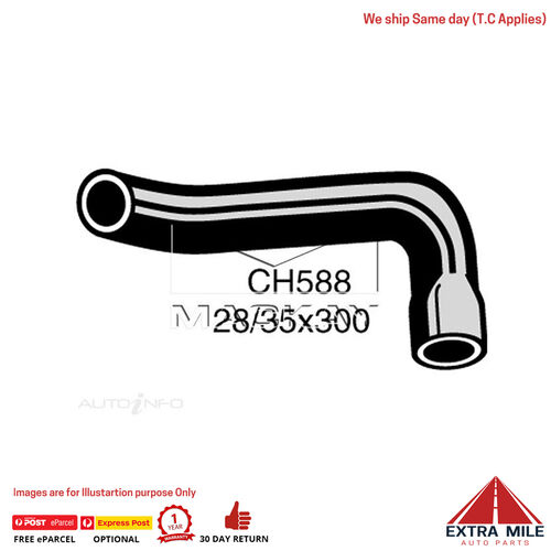  CH588 Radiator Lower Hose For Land Rover Series 2A 88 2.3L I4 Ptl Man&Auto