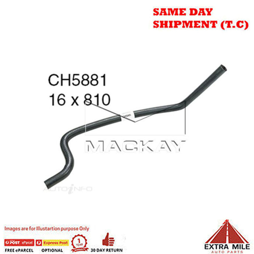 Mackay Heater Hose - CH5881