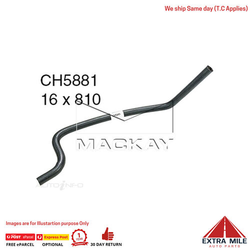 CH5881 Heater Hose for Holden Commodore Vb 4.1L V8 Petrol Manual & Auto