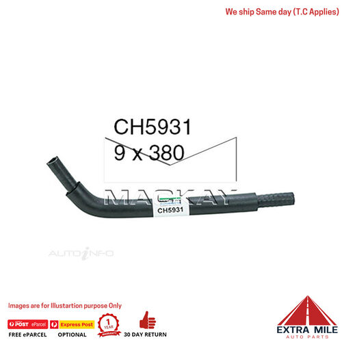 CH5931 Throttle Body Coolant Hose for Holden Rodeo RA - 3.5L V6 Petrol - Manual & Auto