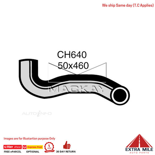 CH640 Top Hose for International ACCO172 ACCO182 from Chassis # 1760 on Mackay