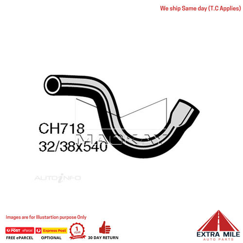 Mackay CH718 Bottom Hose For Ford Falcon / Fairlane XR - ZA 1966-1967 Mackay