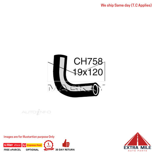 CH758 Heater Hose for Hillman SINGER SUNBEAM TALBOT Hunter and Arrow HB HC