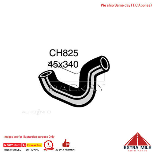 Mackay CH825 Radiator Lower Hose For Jaguar XJ6 Series III 4.2L I6 Ptl Man&Auto