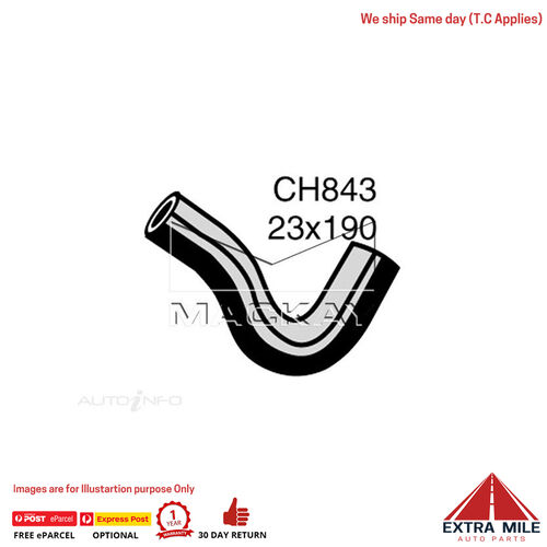 Mackay CH843 Top Hose For Morris 1300 & NOMAD 1500 1969-1971 Mackay