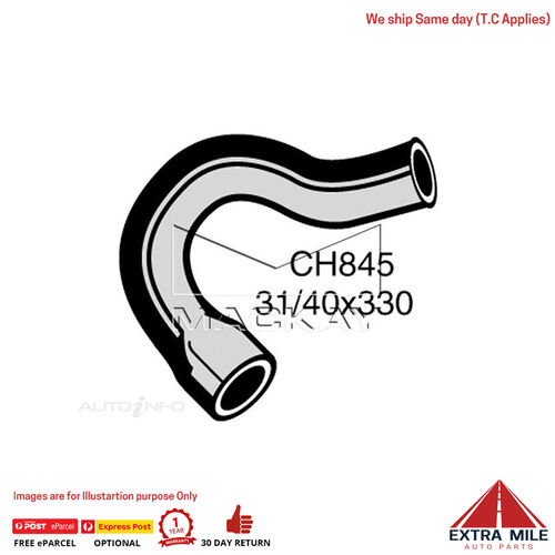 Mackay RADIATOR Top Hose For Ford Capri 1600 1969-T-69  - CH845