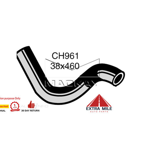 Mackay CH961 Radiator up Hose For Ford Fairlane ZD 4.9L V8 Petrol Manual & Auto