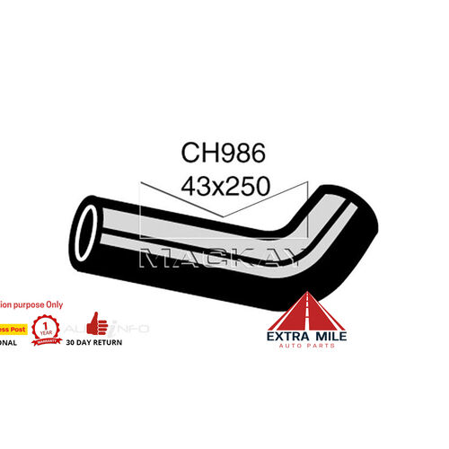  CH986 Radiator Lower Hose For Toyota LandCruiser FJ45R 4.2L I6 Ptl Man&Auto