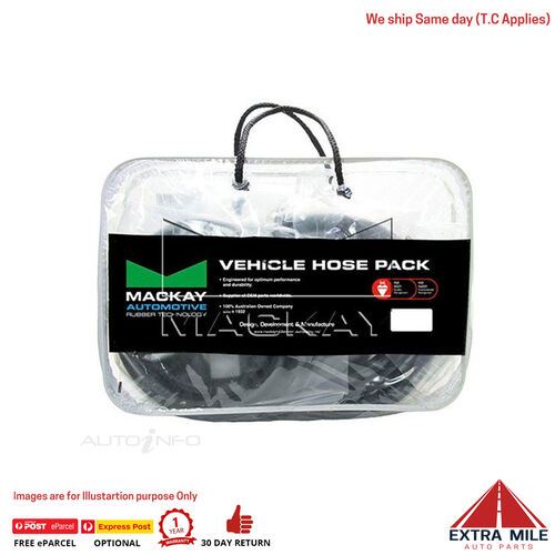 Mackay CHVP13 Radiator Hose Kit For V6 3.0L Mitsubishi Magna TR 01/91-01/96