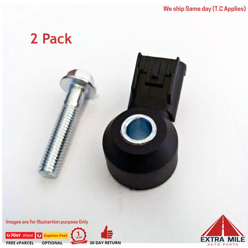 2 X Knock Sensors for Holden Commodore 6.0L 6.2L V8 VE VF VZ LS3 L98 CKS236