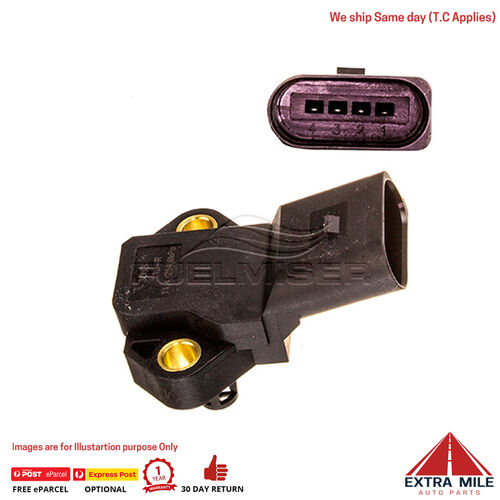 Map Sensor for VOLKSWAGEN TRANSPORTER T5 TDI 1.9L 4cyl BRS CMS248 01/06 - 12/10 Boost Pressure