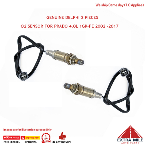 2 X Oxygen Sensor For LANDCRUISER PRADO 4.0L 1GR-FE 2002 -2017 TOYOTA COS1287 Di