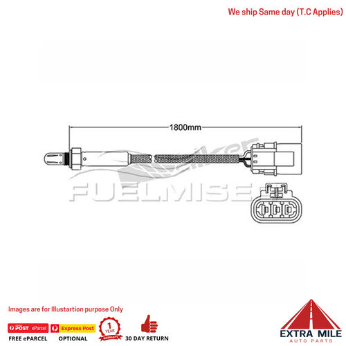 Fuelmiser OXYGEN SENSOR PRE-CAT CONV. FOR NISSAN MAXIMA J30 - COS771