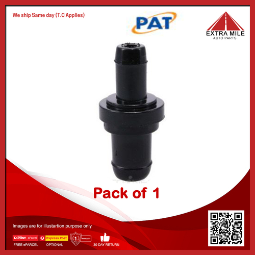 PAT PCV Valve For Ford Courier PB, PC 2.0 litre F2, FE 1985-1993