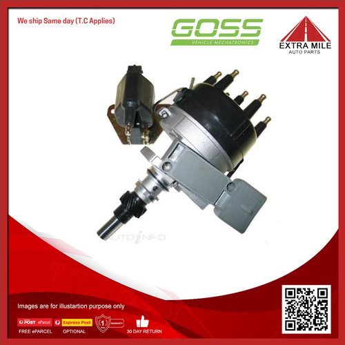 Goss Distributor For Ford Fairmont EA EB ED EL 3.9L,4.0L I6 12V SOHC - DB605NC