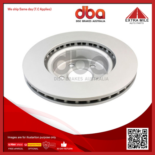 DBA Front Disc Brake Rotor Vented For Ford, FPV, F6,Force, Mazda 323 - 322mm