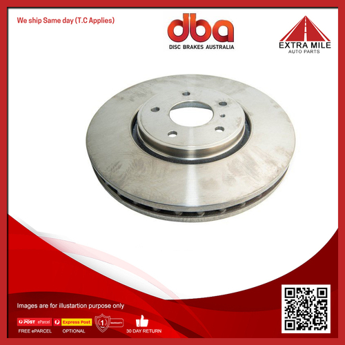 DBA Front Street Standard Vented Disc Rotor For Infinti FX, G, M, Q70, QX70