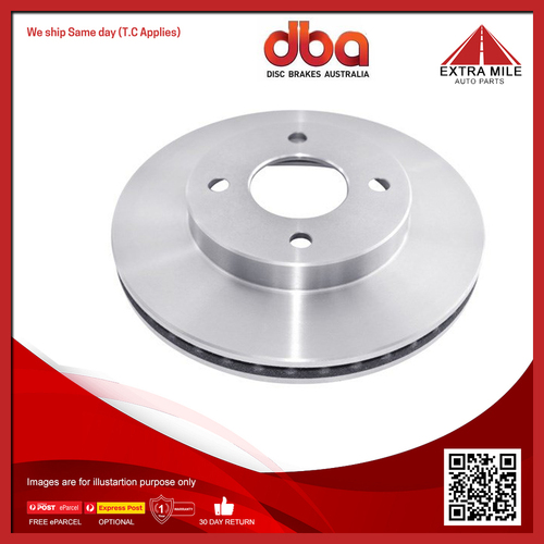 DBA Front Street Standard Vented Disc Rotor For Nissan Cube Z11, Micra K12-238mm