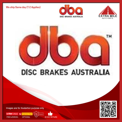 2X DBA Front Street Standard Disc Rotor For Jeep Grand Cherokee WH 5.7L V8 EZB