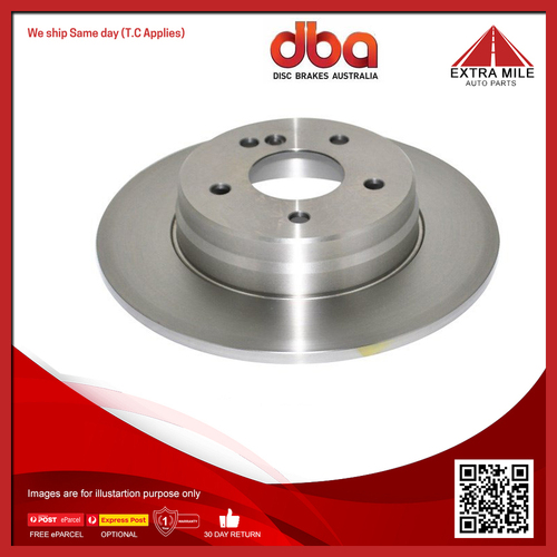 DBA Rear Street Standard Solid Disc Rotor For Mercedes-Benz C180, C200, E320