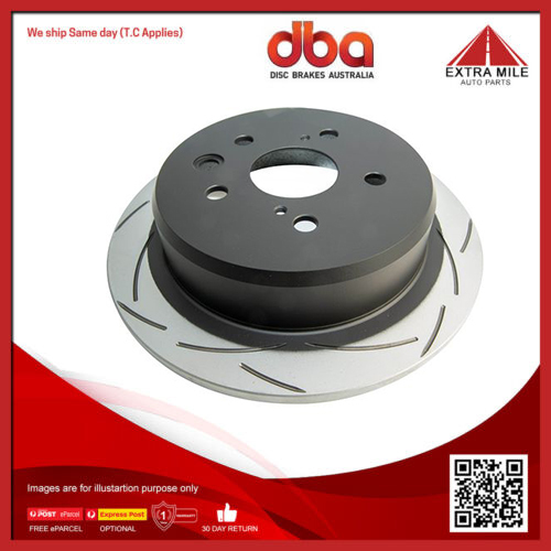 DBA Disc Brake Rotor  Solid Rear For Lexus IS IS250,IS300h,C IS250 Petrol