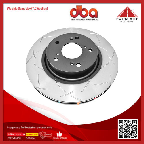 DBA Disc Brake Rotor Vented Front For Honda Integra 2.0L (DC5) Petrol Coupe