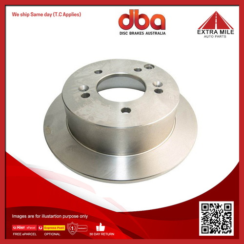 DBA Rear Street Standard Disc Rotor For Hyundai, Kia - DBA461