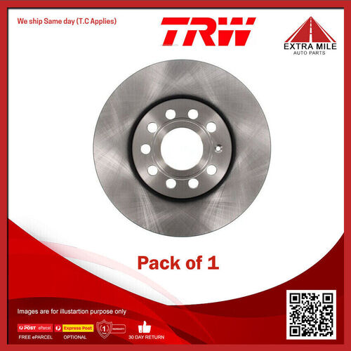 1X TRW Disc Brake Rotor 288mm Front For Skoda Karoq NU7, ND7 1.5L/1.4L/2.0L