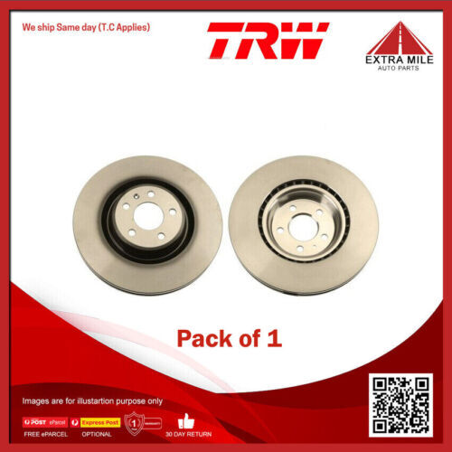 1X TRW Disc Brake Rotor 345mm Front For Audi Q5 8RB 2.0L/3.0L/3.2L SQ5 TFSi, TDi
