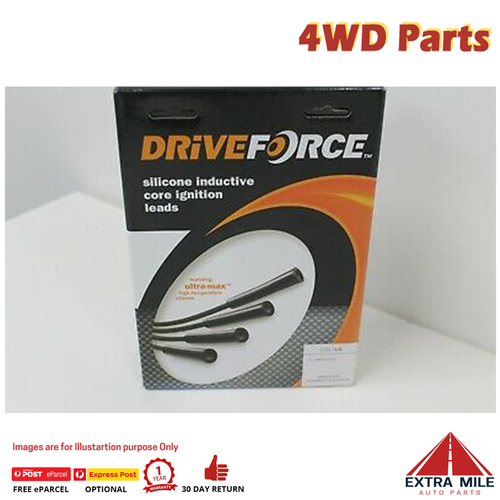 Drive Force lgnition Leads Kit For Ford Falcon / Fairlane 4.1L 6cyl 1984-1988