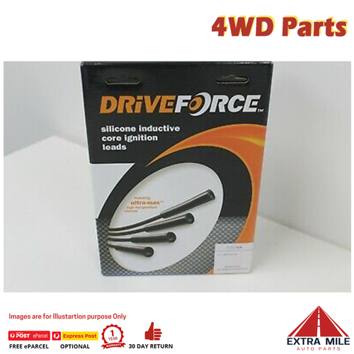 Drive Force Ignition Leads Kit For Ford Fairlane AU-2 & AU-3, 4Ltr 3/2000-2002