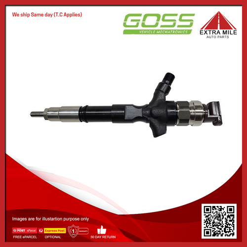Goss Genuine OEM Fuel Injector For Toyota Hilux KUN26R, KUN16R 3.0L 1KDFTV