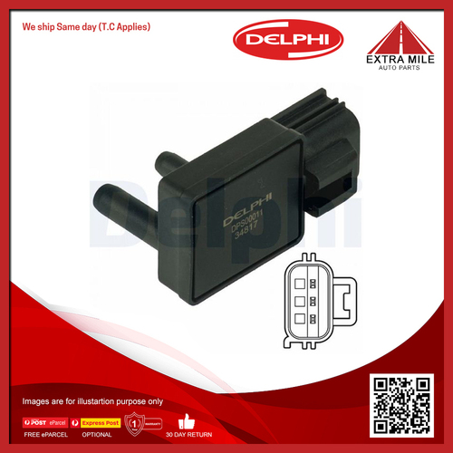 Delphi Exhaust Pressure Sensor  For Ford Transit Connect 02-13,P65,P70,P80 1.8L
