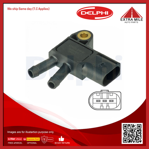 Delphi Exhaust Pressure Sensor 2 Pin For Mercedes-Benz A-Class W176 1.8L/2.2L