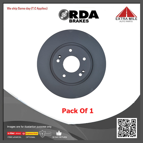 RDA Front Standard Disc Brake Rotor Vented For Hyundai Santa FE,CM 2.4L/2.7L